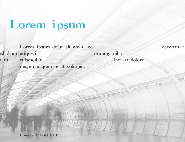 Caslon-Thin example