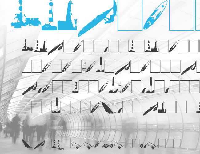 Surf Bat (Windsurfing Dingbats) example