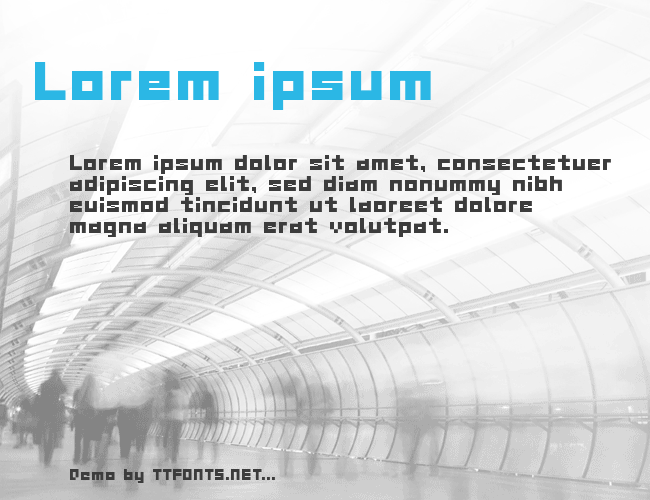 GAU_font_cube_B example