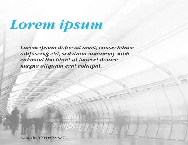 Garamond ITC T example