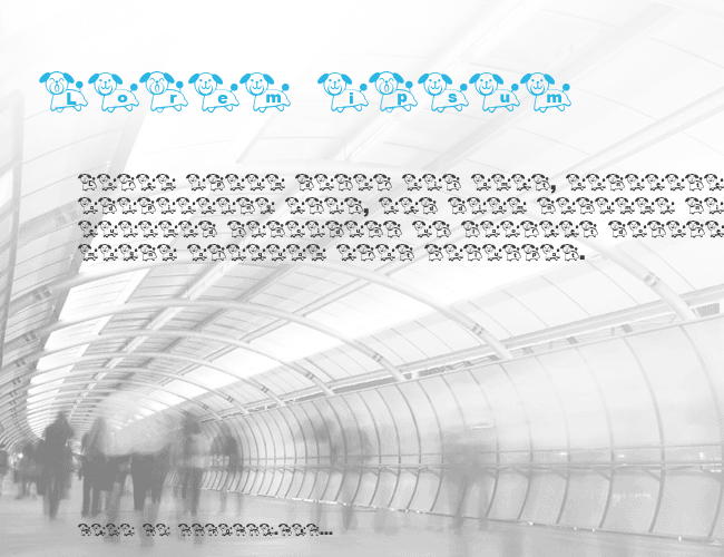 T-wan font example
