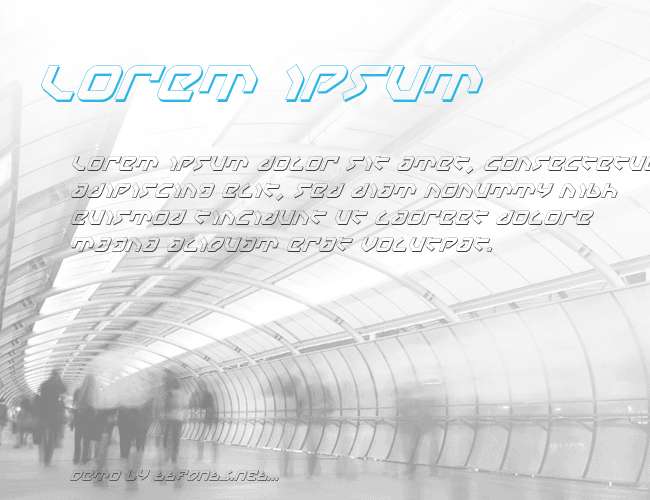 Yahren Shadow Italic example