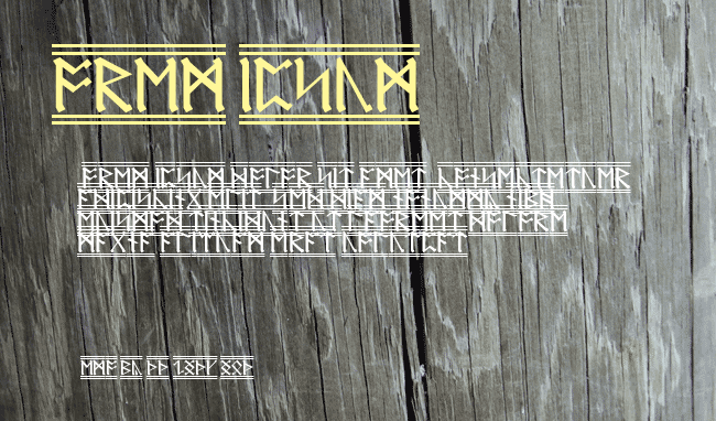 AngloSaxon Runes-2 example