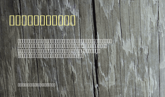 Arial Monospace example