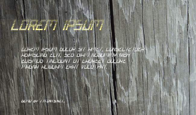 Bionic Type Grad Italic example