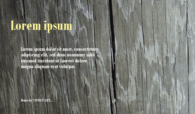 Bodoni MT Condensed example