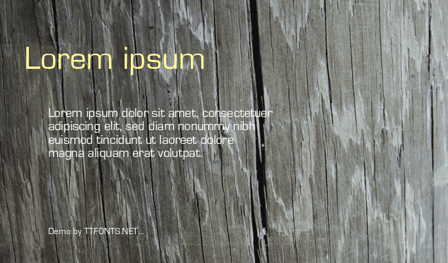 Eurostile example