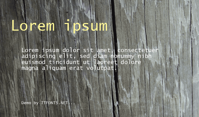 Lucida Sans Typ example