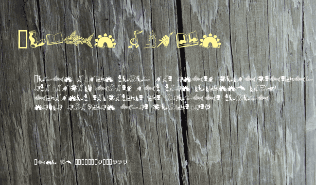 Zono Dingbats example