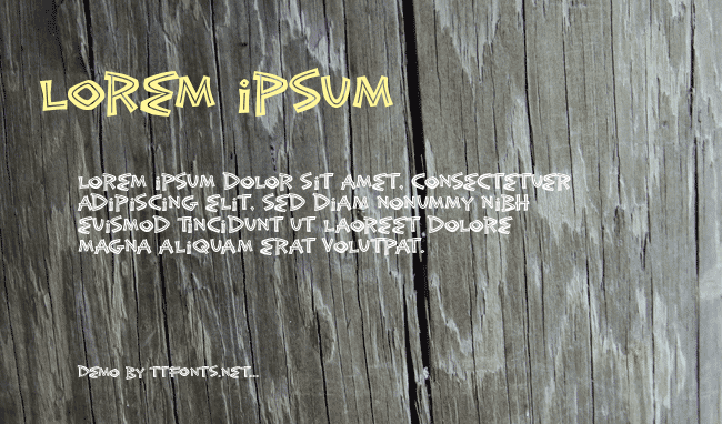 Exotic Island BTN Bold Inline example
