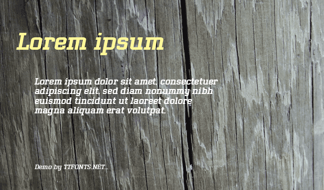 Gasoline Serif BTN example