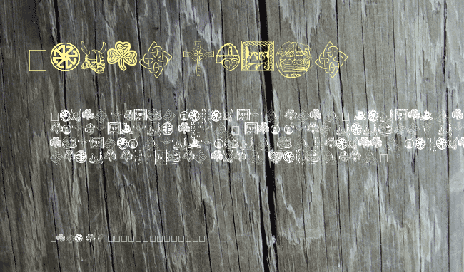 YY Norseman Dingbats example