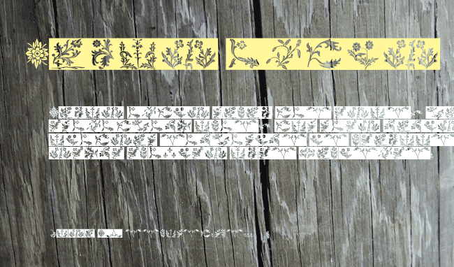 YY Old English Dingbats example