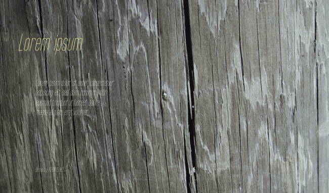 Tall Films Oblique example