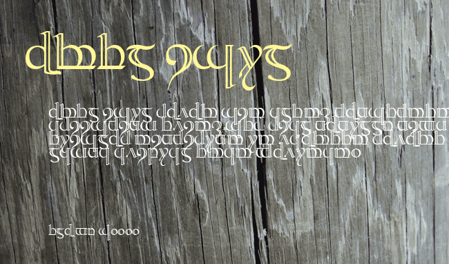 Tengwar Quenya-2 example