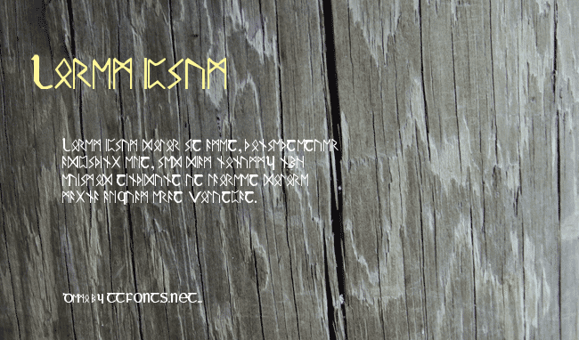 YY Uncial Most Irish example