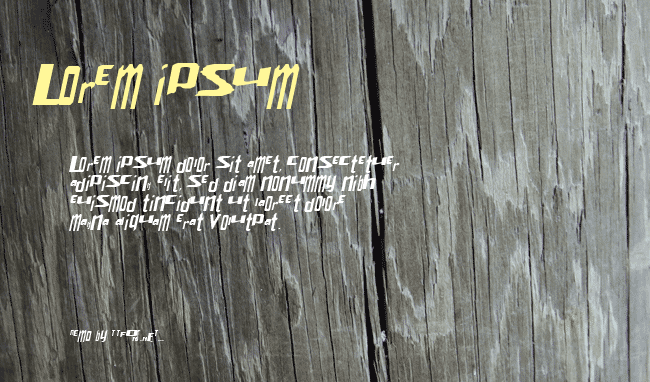 Venereal Strobe Effect Italic example