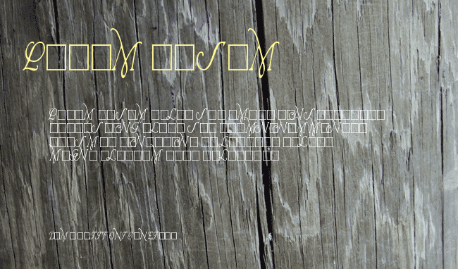 Wrenn Initials Condensed example