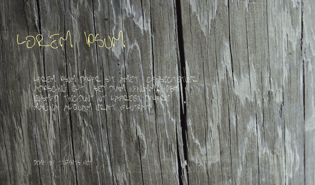 me handwritin example