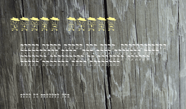 oji-san Font example
