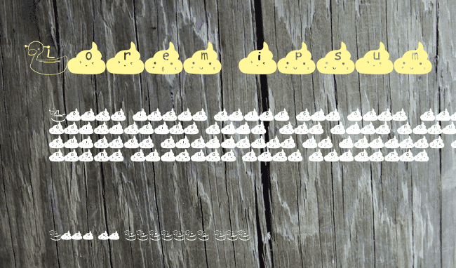 omaru Font example