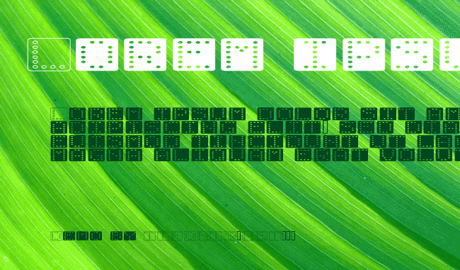 Domino flad example