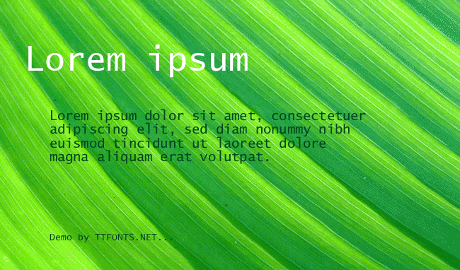 Lucida Sans Typ example