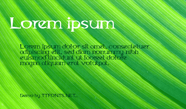 Magyar Serif example