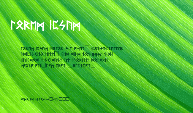 Runic example