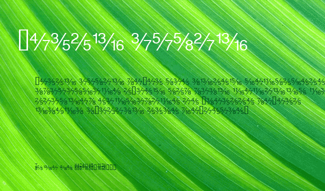 SansFractions example