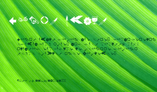 A&L Dingbats 1 example