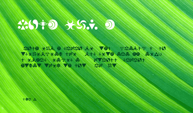 Hylian Symbols example
