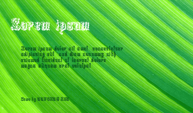 Leafyshade example