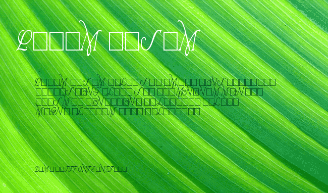Wrenn Initials Condensed example