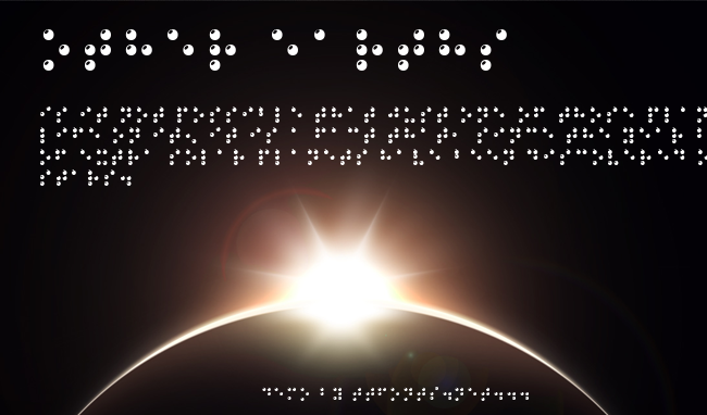 Braille 3D example