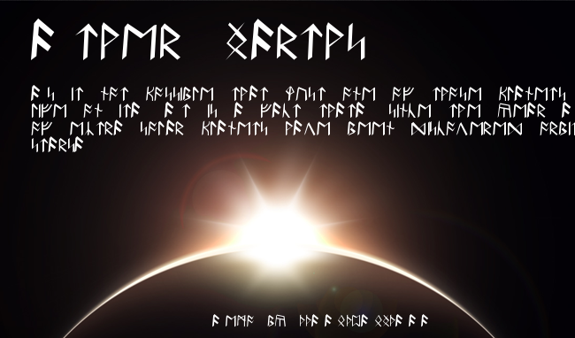 Britannian Runes example