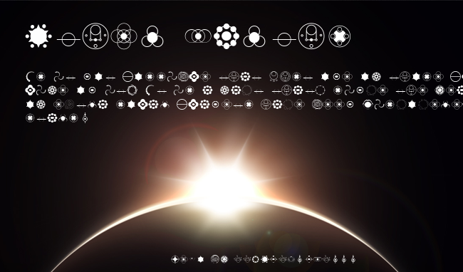 Crop Circle Dingbats example