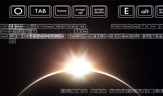 Keyboard KeysWd Wide example