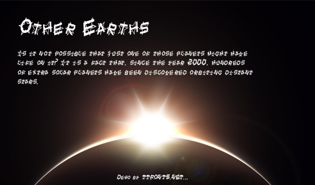 Star Dust Condensed example