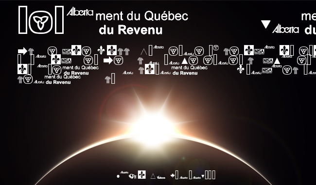 Tax Fonts example