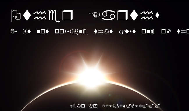 Wingdings example