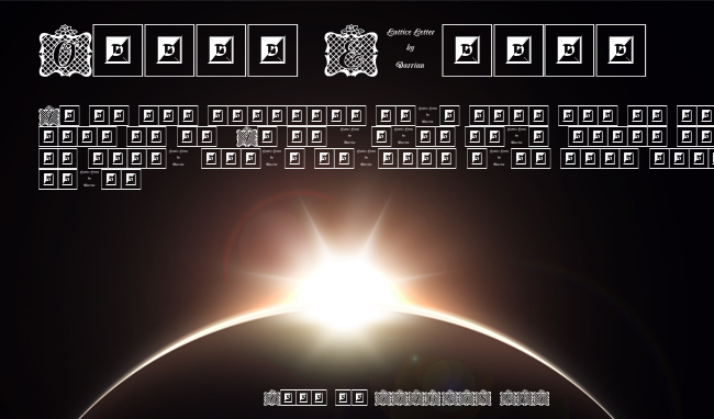 Lattice Letter example