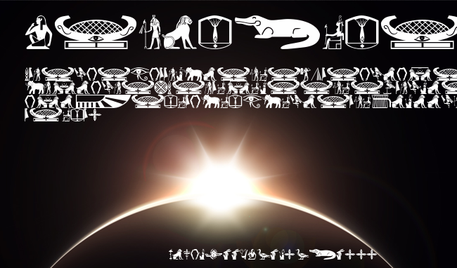 OldEgyptGlyphs example