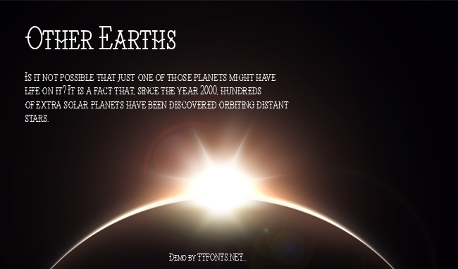 Santiago BTN Condensed Light example
