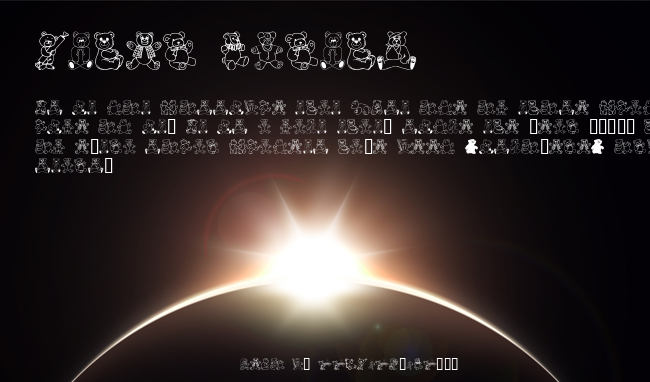 Teddios example