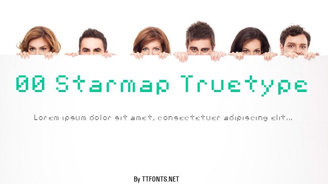 00 Starmap Truetype example