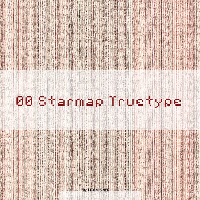 00 Starmap Truetype example