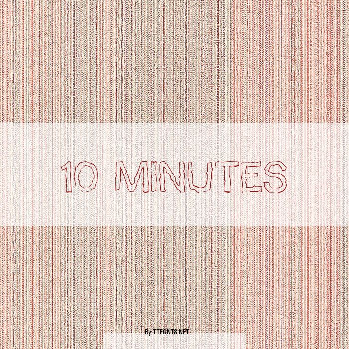 10 Minutes example