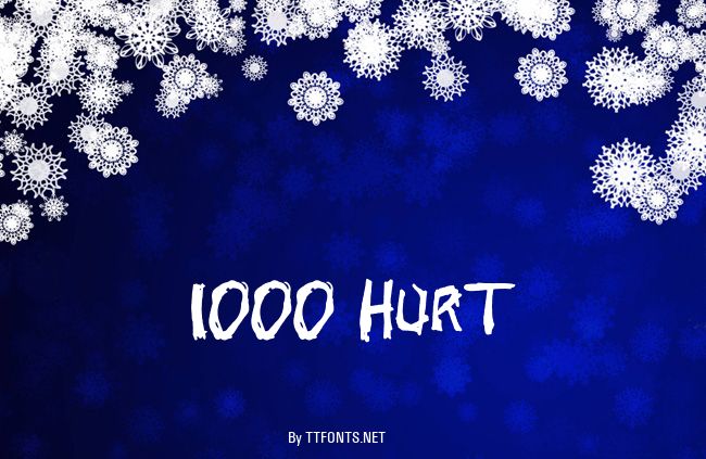 1000 HURT example