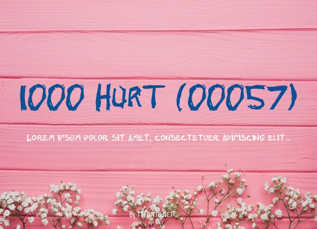 1000 HURT (00057) example